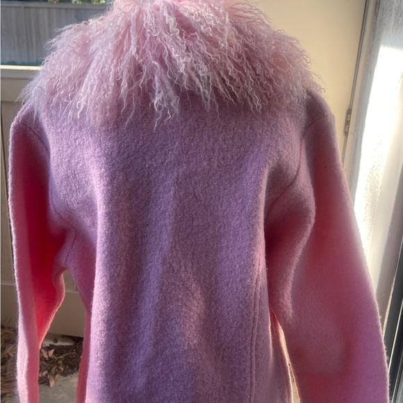 Pink Fuzzy Collar Jacket - Picture 3 of 3